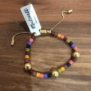 NWT madewell adjustable beaded bracelet